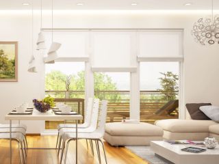 Cordless Blinds and Shades | Motorized Window Blinds - Los Gatos CA Experience the safety of child and pet-friendly cordless blinds.
