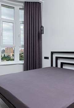 Motorized Blackout Curtains For Bedroom Windows, Monte Sereno